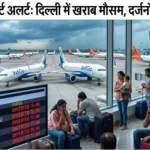 जयपुर एयरपोर्ट अलर्ट: दिल्ली में खराब मौसम से भयानक स्थिति, दर्जनों उड़ानें डायवर्ट, यात्री बेहाल