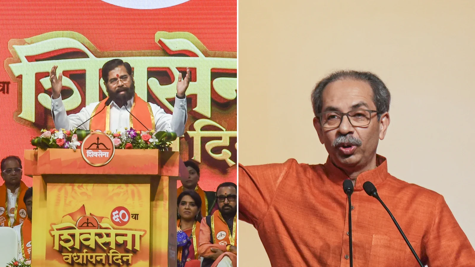 एकनाथ शिंदे-उद्धव ठाकरे की लड़ाई में बाघ, कुत्ते और शोले