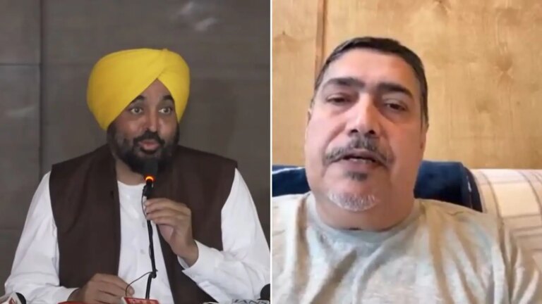 "जनता को बताएं कि मुझे मास्क कहां से मिला": भगवंत मान बनाम एनआरआई वीडियो विवाद पर
