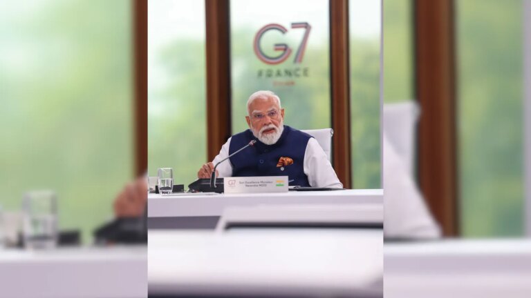 पीएम मोदी ने जी7 शिखर सम्मेलन में मानव-केंद्रित एआई को आगे बढ़ाया, डीपफेक जोखिमों को चिह्नित किया