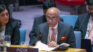 भारत ने यूएनएससी एरिया-फॉर्मूला बैठक में जम्मू-कश्मीर पर 'अनुचित' टिप्पणियों के लिए पाकिस्तान की निंदा की