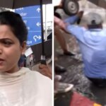 मुंबई की मेयर के सामने मैनहोल में गिरा शख्स, सस्पेंड करने की दी चेतावनी