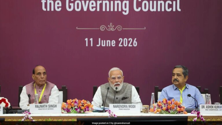 "राज्य राष्ट्रीय प्रगति में महत्वपूर्ण भूमिका निभाते हैं": नीति आयोग की बैठक में पीएम मोदी