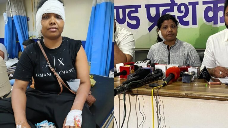 "कान लगभग कट गया था": महिला ने सीजेपी विरोध प्रदर्शन के दौरान पुलिस की कार्रवाई का वर्णन किया