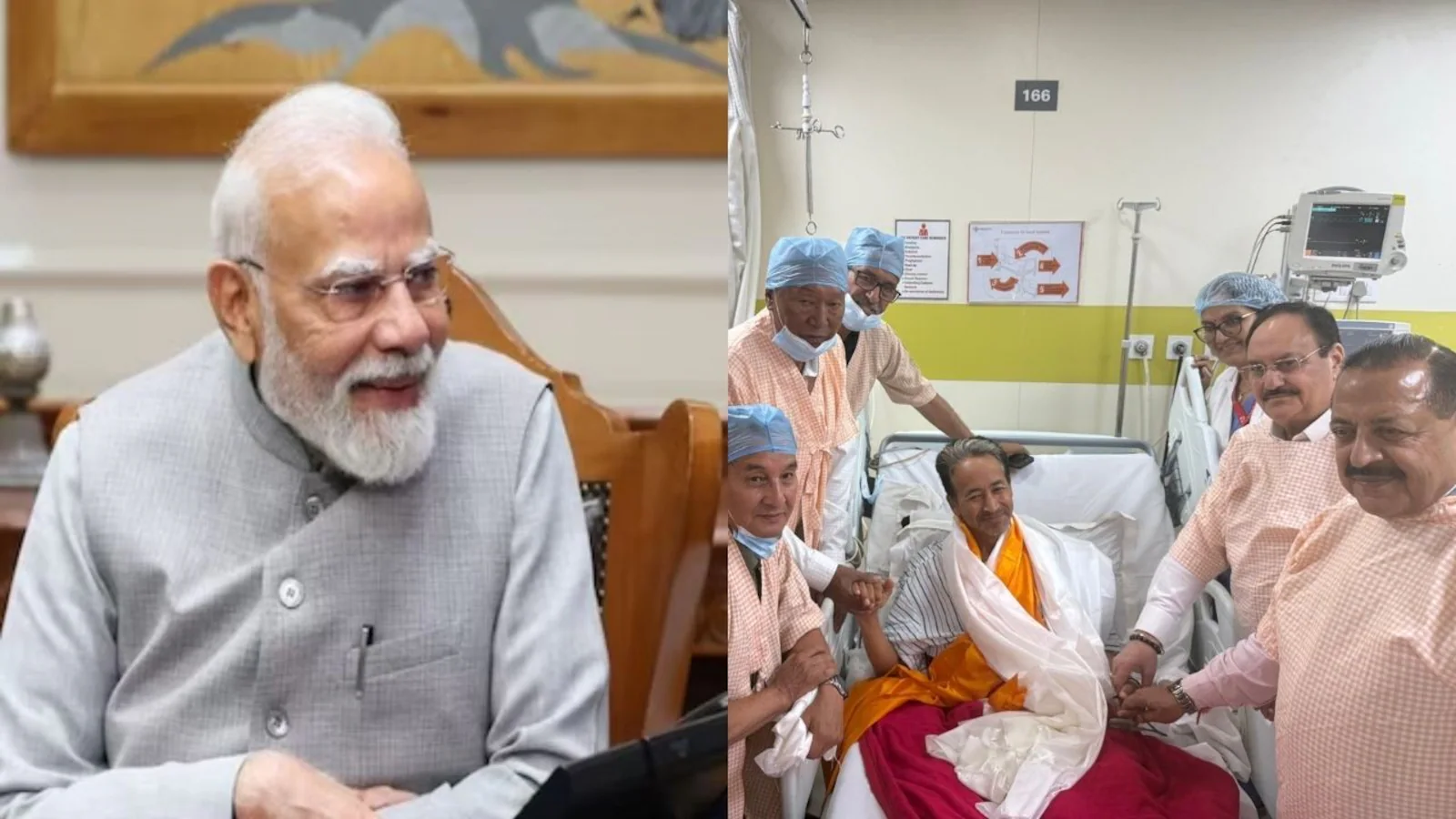 “चिकित्सकीय सलाह का पालन करें”: उपवास तोड़ने के बाद सोनम वांगचुक को पीएम का संदेश