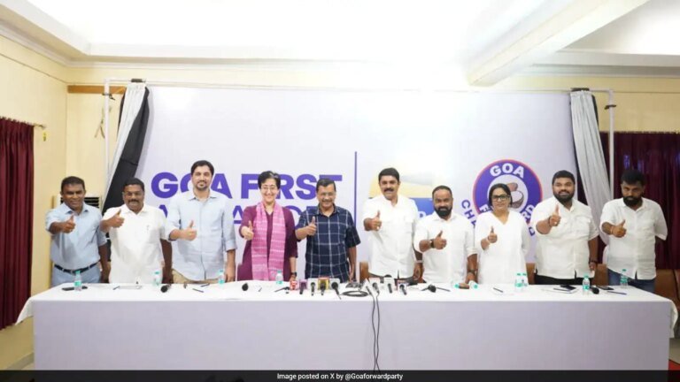 AAP, गोवा फॉरवर्ड पार्टी ने 2027 विधानसभा चुनाव के लिए गठबंधन की घोषणा की