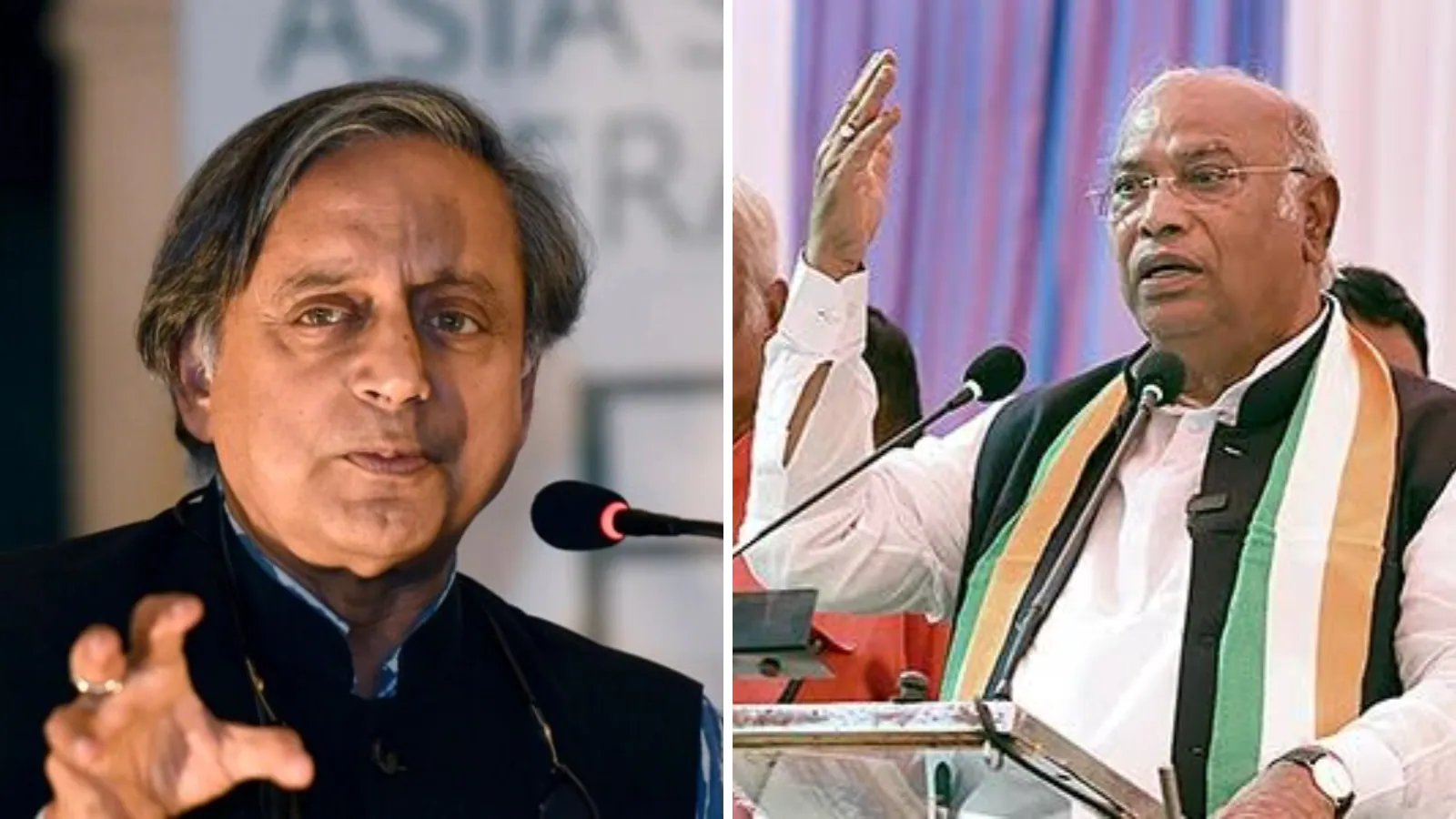 उपस्थित रहें, सिर्फ लिखें नहीं: मल्लिकार्जुन खड़गे का शशि थरूर पर हल्का कटाक्ष