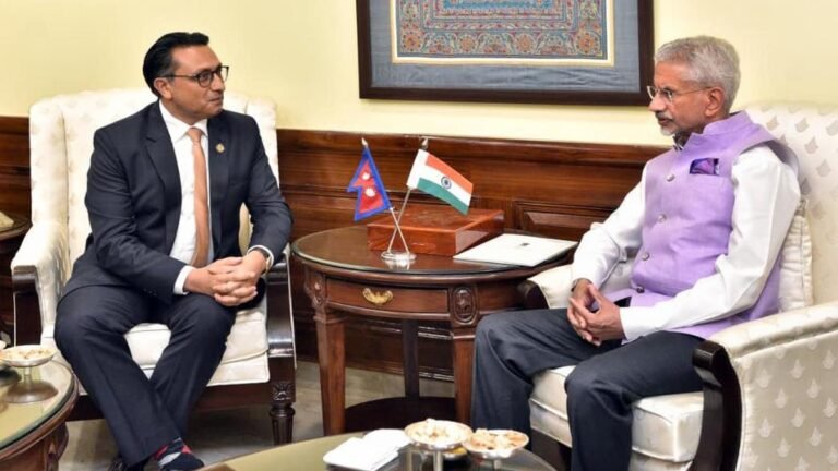 नेपाल के वित्त मंत्री जयशंकर से मुलाकात की, दोनों पक्षों ने प्रधान मंत्री ब्लेन शाह की यात्रा की योजना बनाई