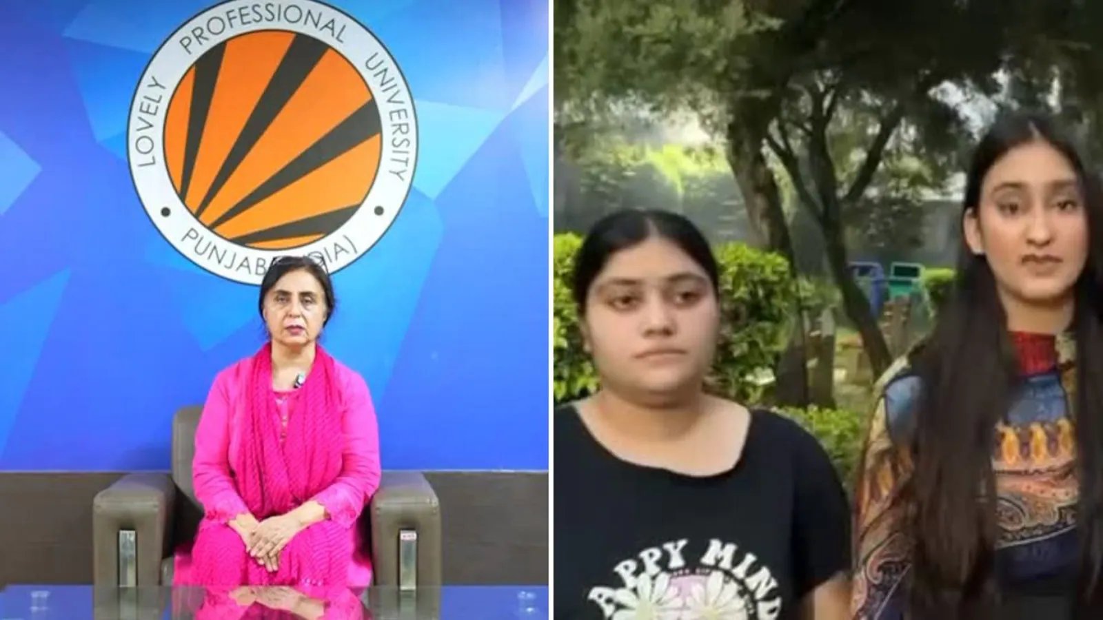 पंजाब की लवली प्रोफेशनल यूनिवर्सिटी द्वारा जारी एक वीडियो में छात्र ‘बलात्कार’ से इनकार करते हैं, फिर इसे स्क्रिप्ट बताते हैं.