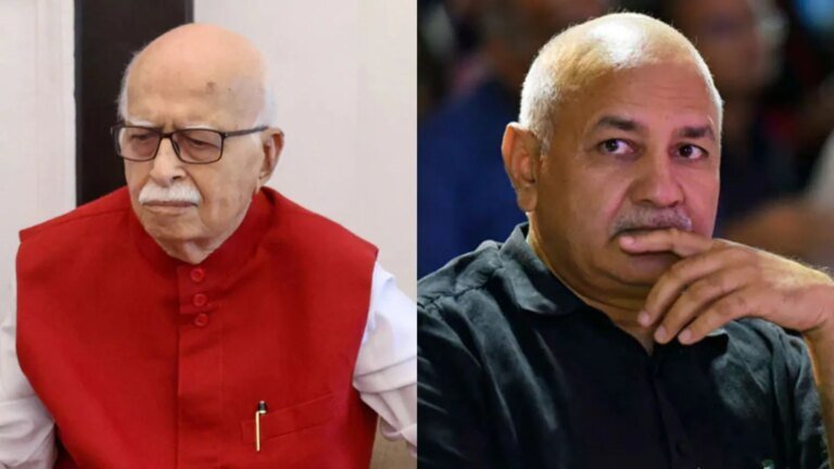मतदाता विवरण को लेकर जारी किए गए नोटिस में लालकृष्ण आडवाणी और मनीष सिसौदिया भी शामिल हैं