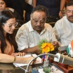 एक्टर कोइल मलिक ने बीजेपी में शामिल होने के बाद राज्यसभा के लिए नामांकन दाखिल किया