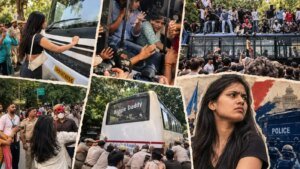 'कृपया मुझे हिरासत में लें' के लिए बस की चाबी: प्रदर्शनकारियों ने दिल्ली पुलिस को कैसे खदेड़ा?