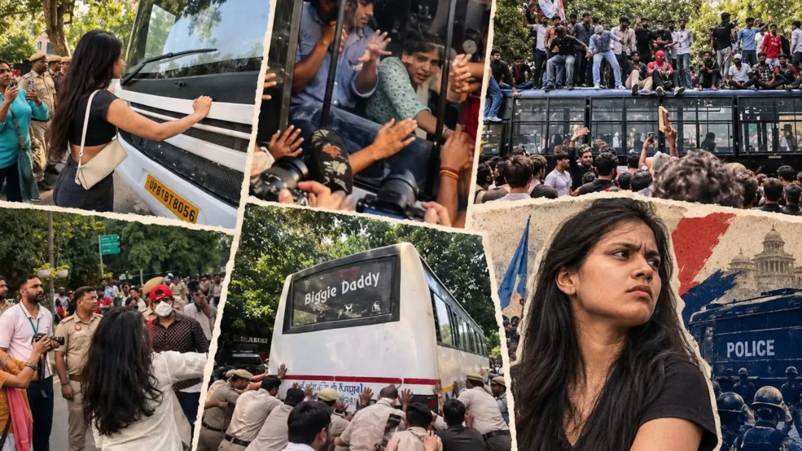 ‘कृपया मुझे हिरासत में लें’ के लिए बस की चाबी: प्रदर्शनकारियों ने दिल्ली पुलिस को कैसे खदेड़ा?