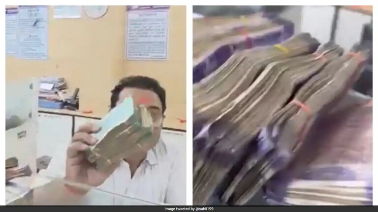 कैश जमा करने को लेकर एसबीआई ग्राहक की कर्मचारी से बहस, वीडियो वायरल
