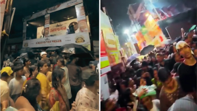'पंडाल ढह रहा है': कैमरे पर, कोलकाता पूजा की भीड़ उमड़ पड़ी, फिर एक घोषणा