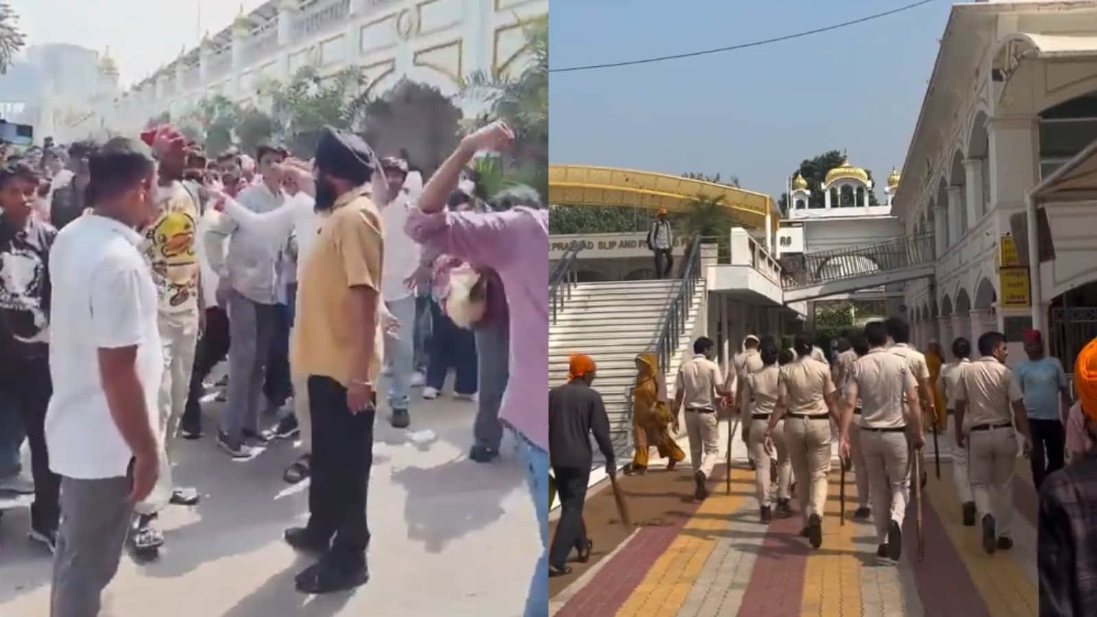 प्रदर्शनकारियों ने दिल्ली के एक गुरुद्वारे में शरण ली, फिर एक वायरल पुलिस वीडियो ने विवाद को जन्म दिया