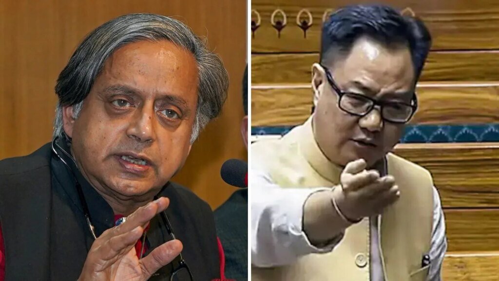 "भारत बांग्लादेश नहीं है": शशि थरूर "शासन परिवर्तन" विवाद पर किरण रिजिजू से असहमत हैं