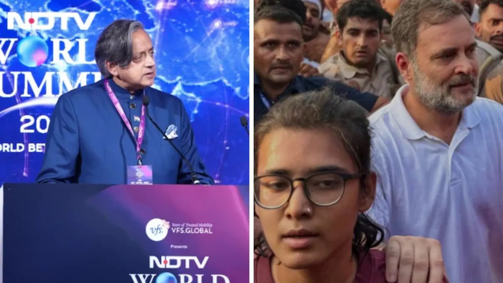 ‘यह स्वीकार्यता के बारे में है’: नेहा बोरा के रूप में शशि थरूर भारत ब्लॉक विरोध में शामिल हुए